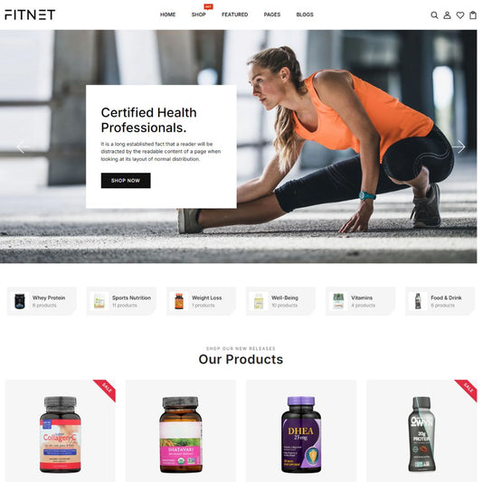 Medical Supplemental Shop - Zilancer LLC - Shopify Development Services Agency