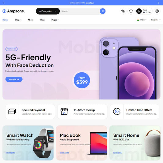 Electronics Shop - Zilancer LLC - Shopify Development Services Agency