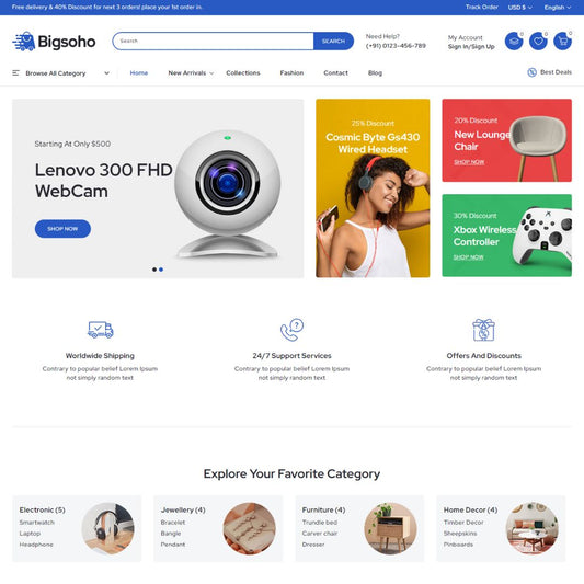 Accessories Shop - Zilancer LLC - Shopify Development Services Agency