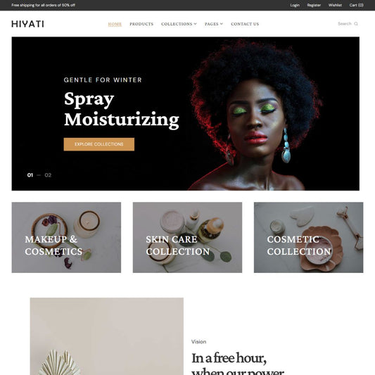Cosmetic Shop - Zilancer LLC - Shopify Development Services Agency