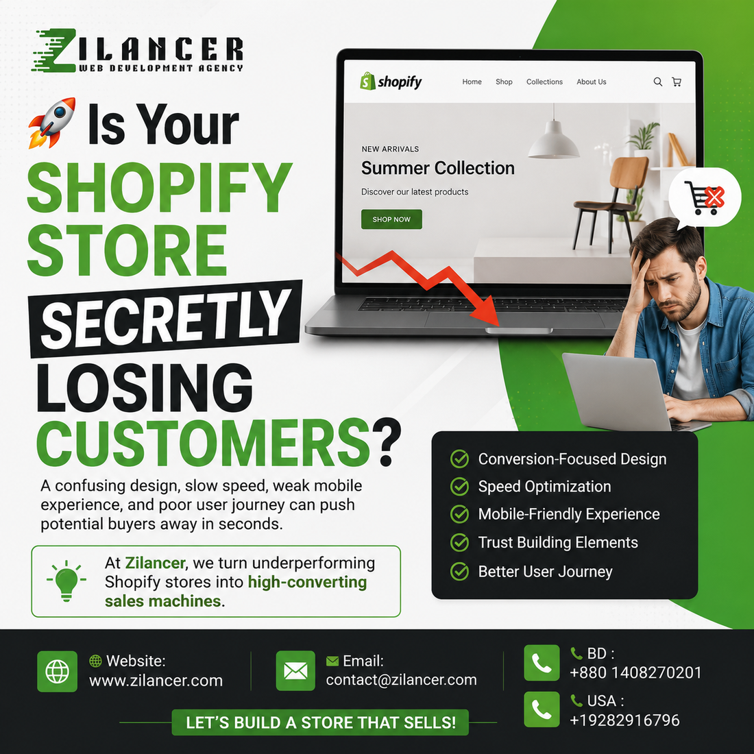Why Shopify Design Loses Customers & How to Fix It | Zilancer