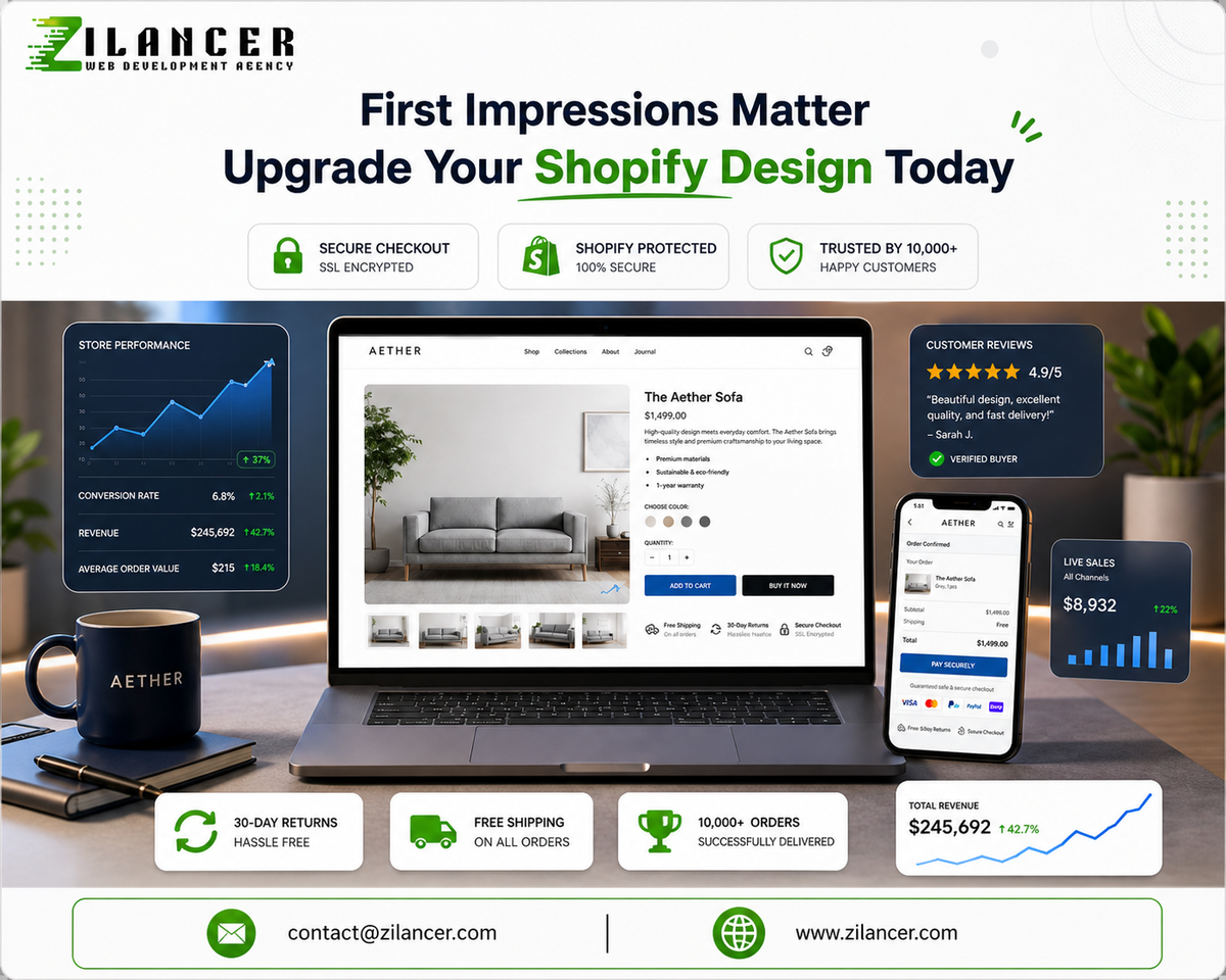 First Impressions Matter: Upgrade Your Shopify Design Today