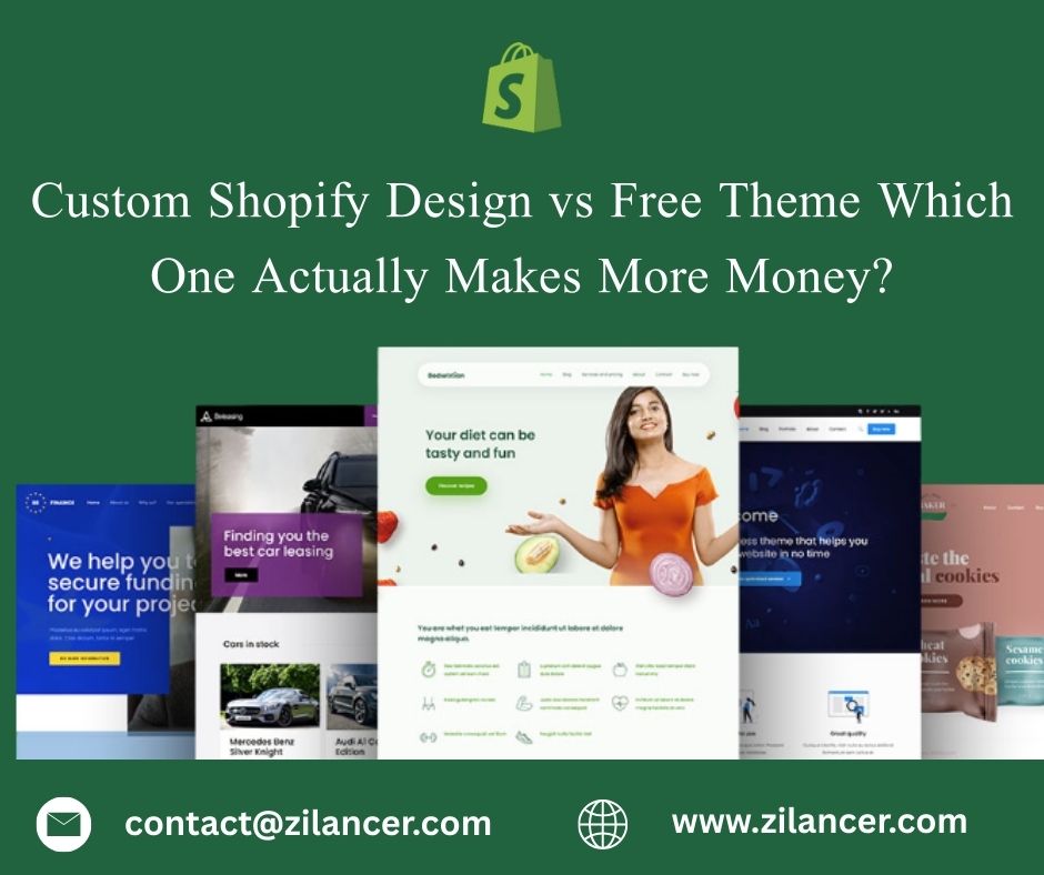 Custom Shopify Design vs Free Theme Which One Actually Makes More Money?