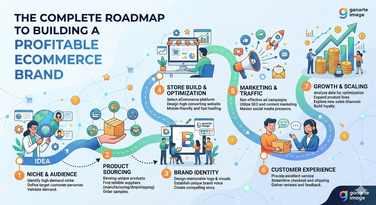 The Complete Roadmap to Building a Profitable eCommerce Brand