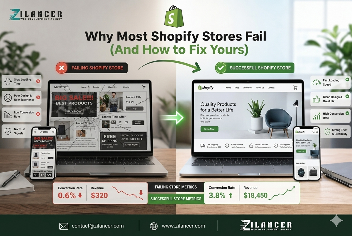 Why Most Shopify Stores Fail (And How to Fix Yours)