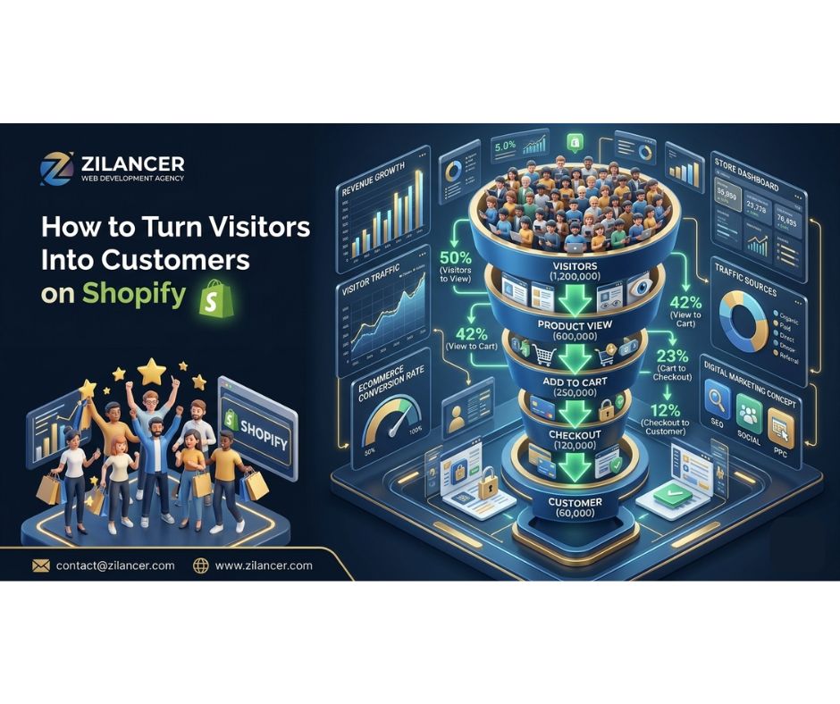 How to Turn Visitors Into Customers on Shopify Store