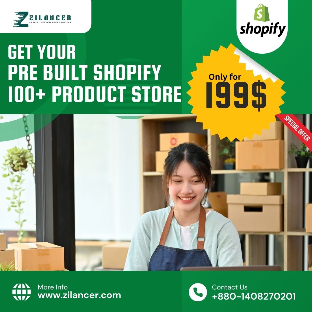 Pre-Built Shopify Dropshipping Store for Sale
