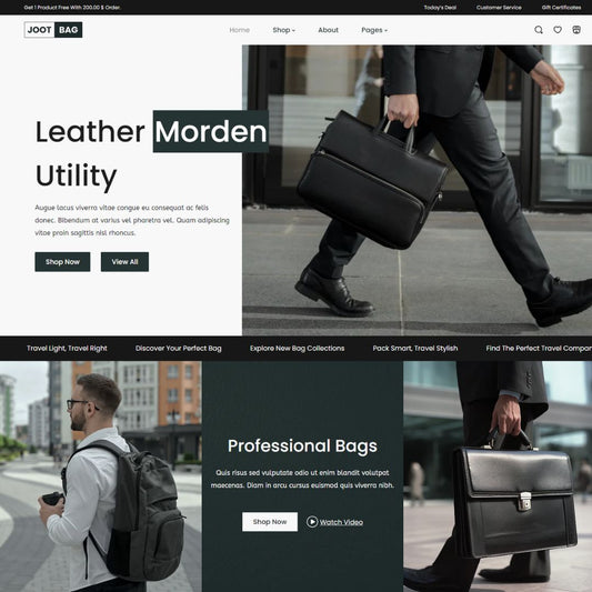 Leather bag shop