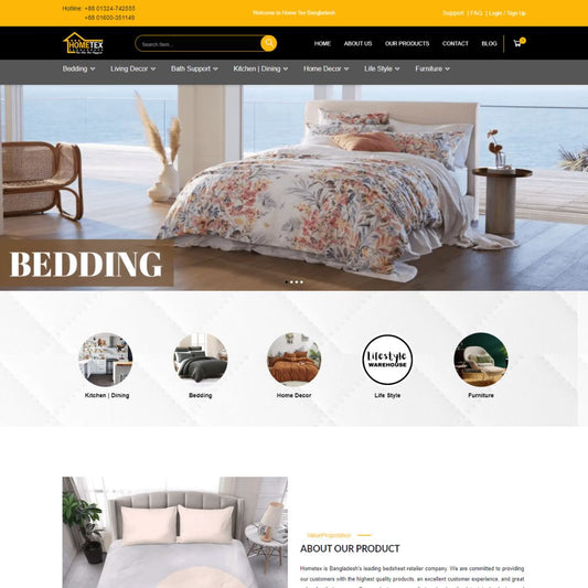 Bed sheet shop