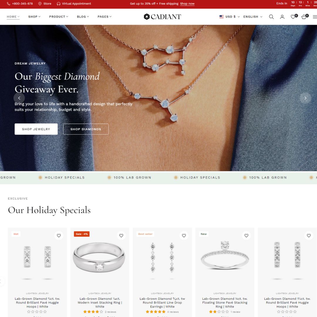 Jewelry Shop Demo