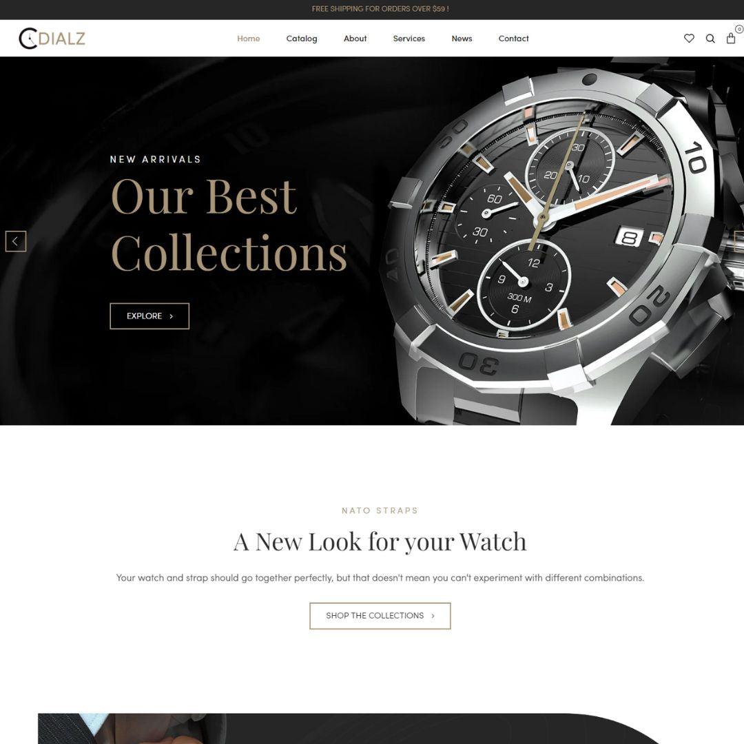 Watch shop - Zilancer LLC - Shopify Development Services Agency