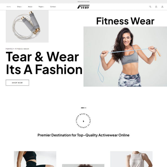 Gym accessories shop