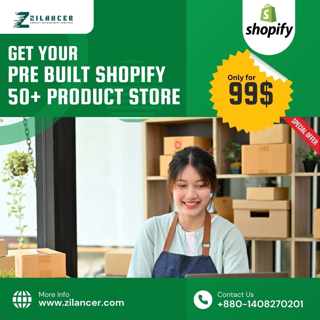 Pre-Built Shopify Dropshipping Store for Sale